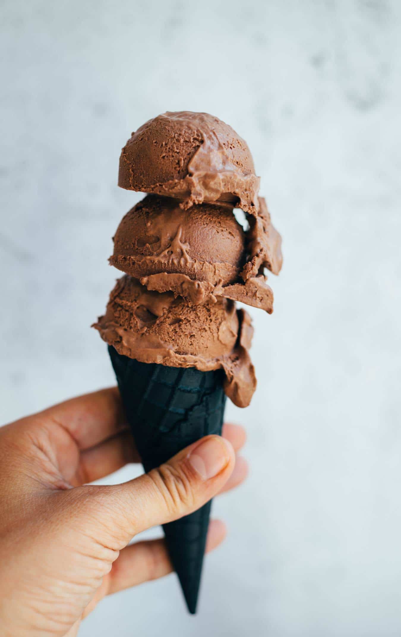 Super creamy chocolate ice cream (vegan, gluten free) recipe