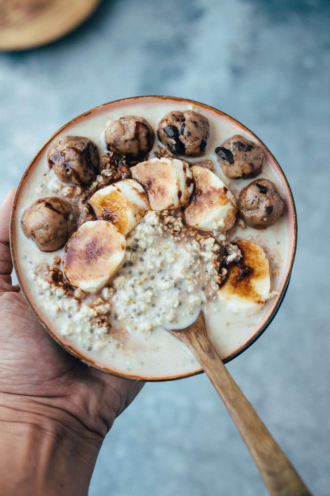 Cookie Dough Overnight Oats (Vegan &amp; Gluten Free) Recipe