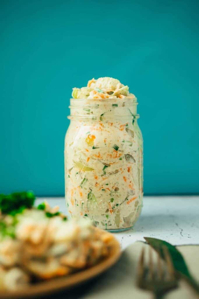 Einfacher veganer Kartoffelsalat Rezept