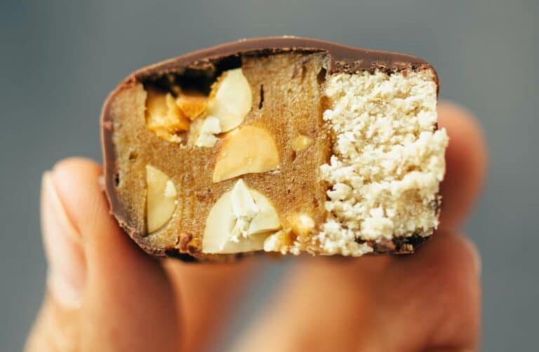 vegane "Snickers" Riegel Rezept (glutenfrei)
