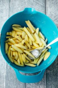 Die knusprigsten Pommes (vegan, gf)