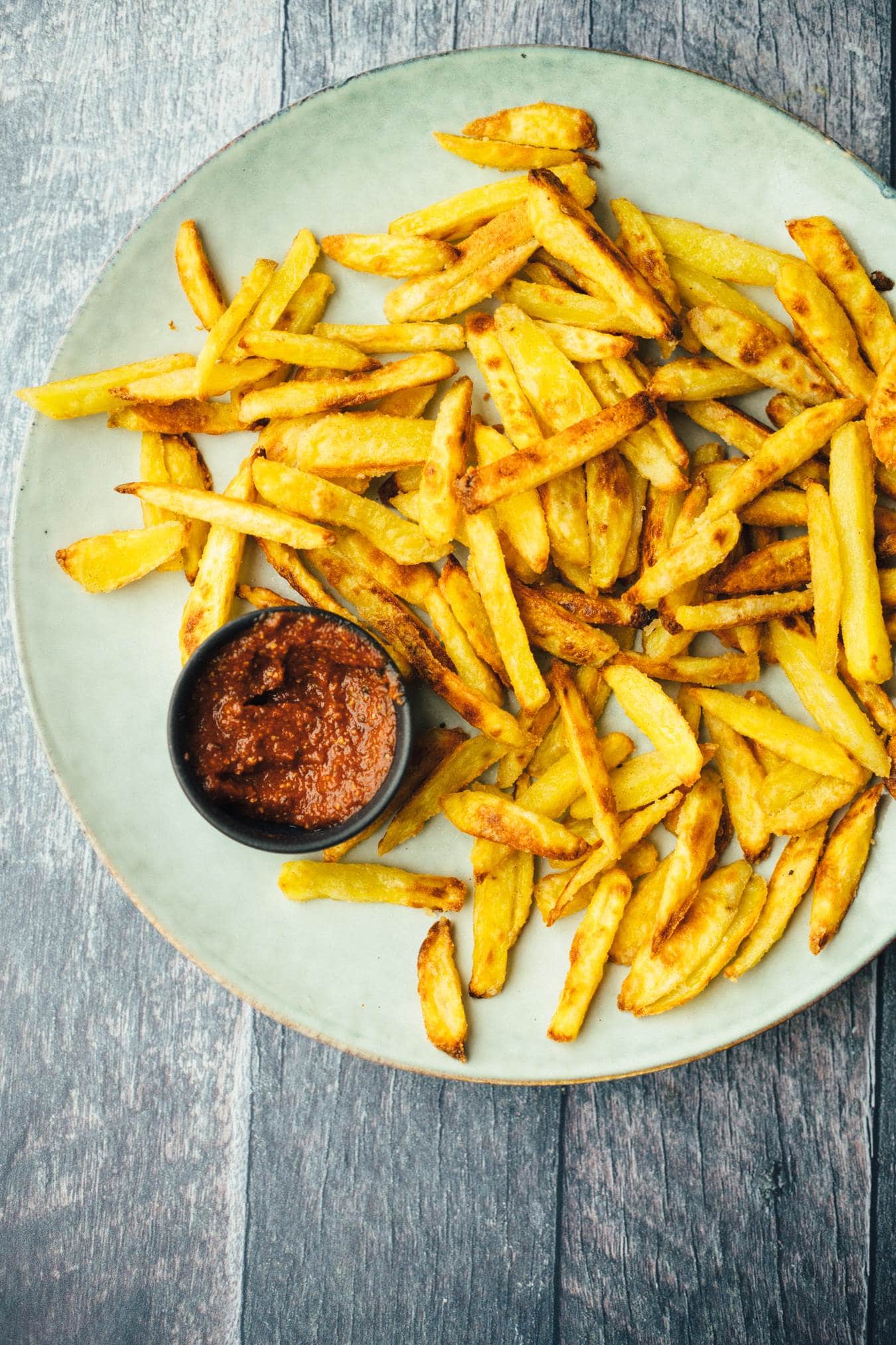 Die knusprigsten Pommes (vegan, gf)