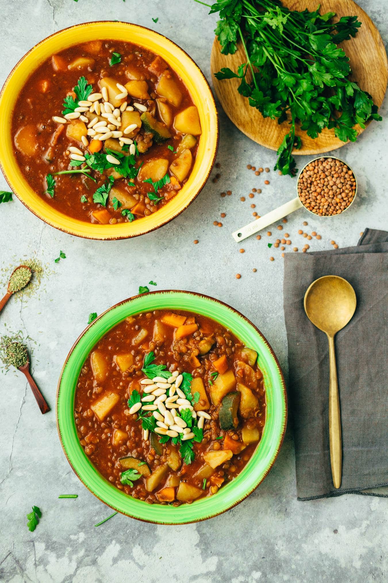 Leckere Linsensuppe für jeden Tag (30 Minuten) 