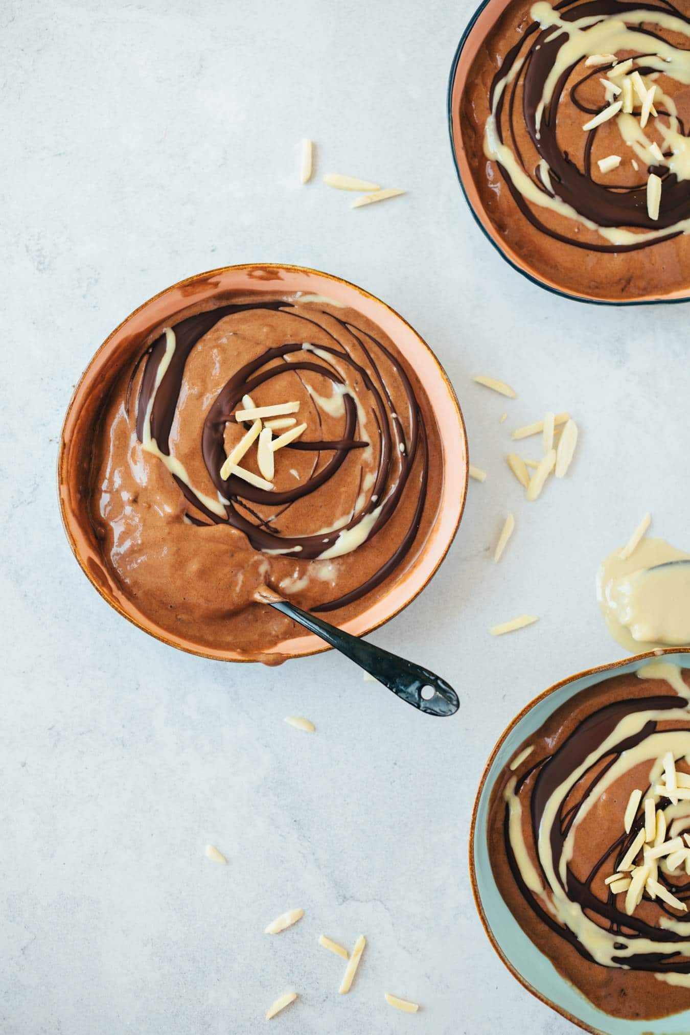 Chocolate banana soft ice cream (5 ingredients) recipe - vegan