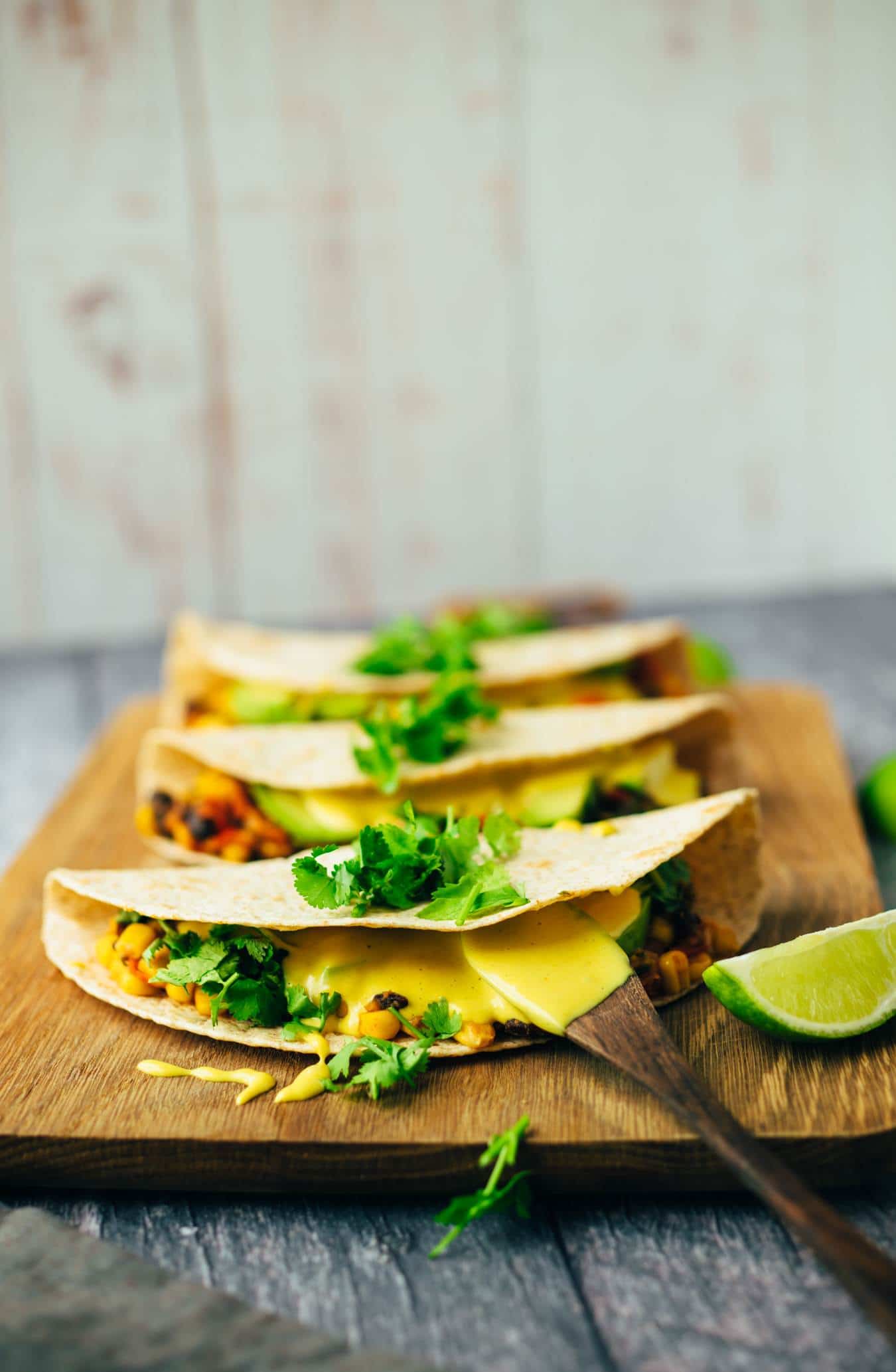 Vegan Quesadillas (30 minutes) Recipe (GF+LF)