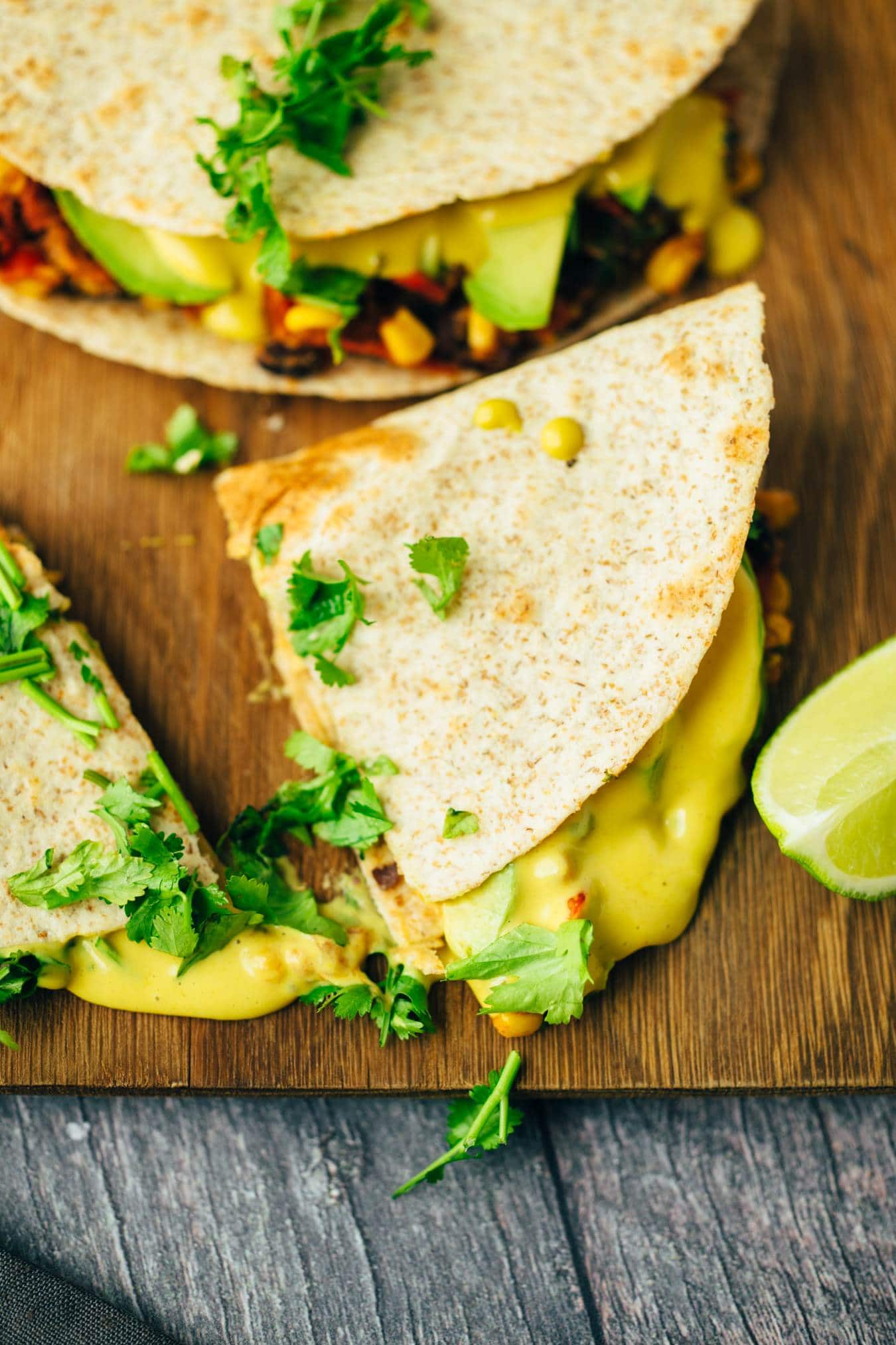 Vegan Quesadillas (30 minutes) Recipe (GF+LF)