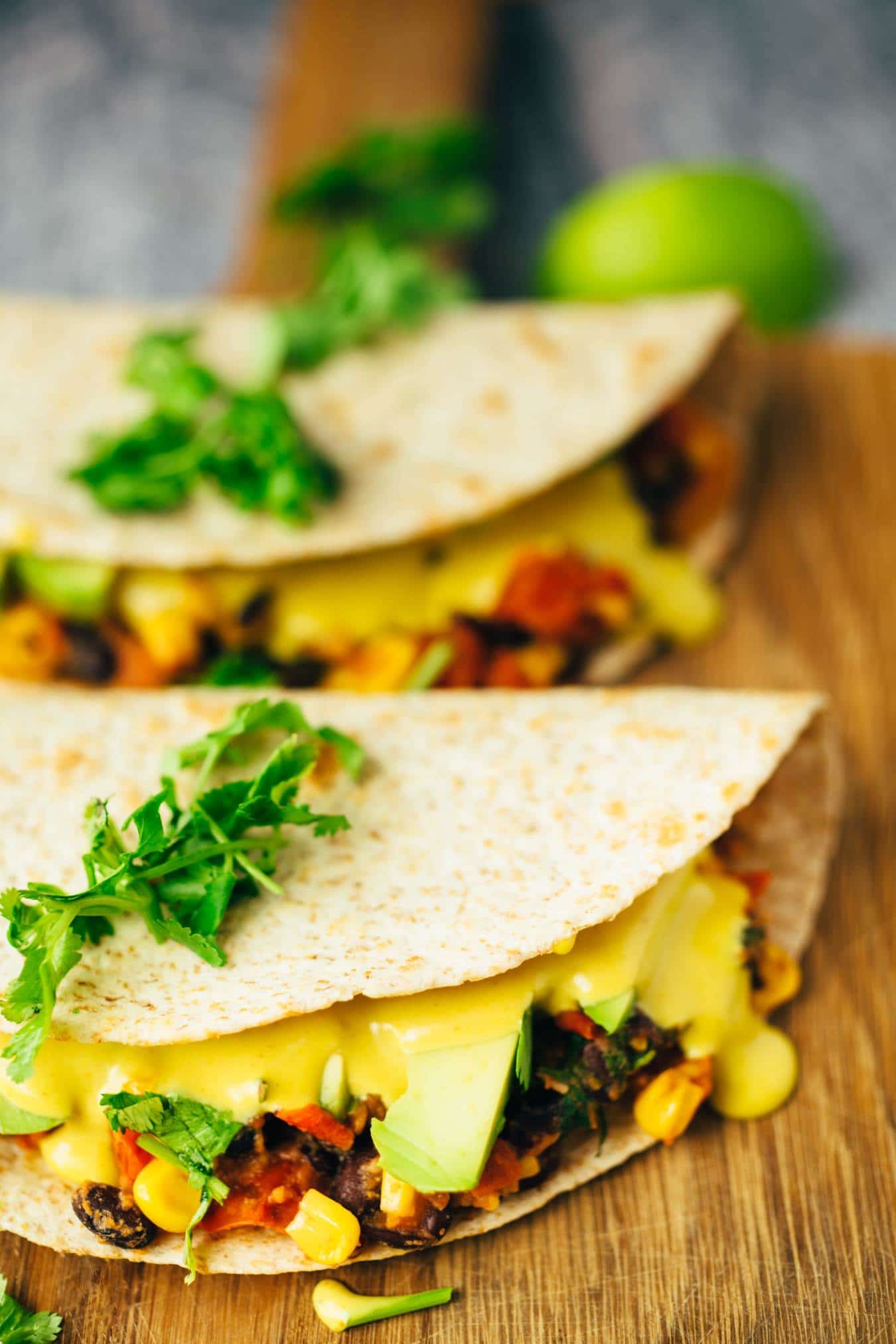 Vegan Quesadillas (30 minutes) Recipe (GF+LF)