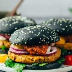 veganer Burger Italian Style (GF, VEGAN, LAKTOSEFREI) - Rezept