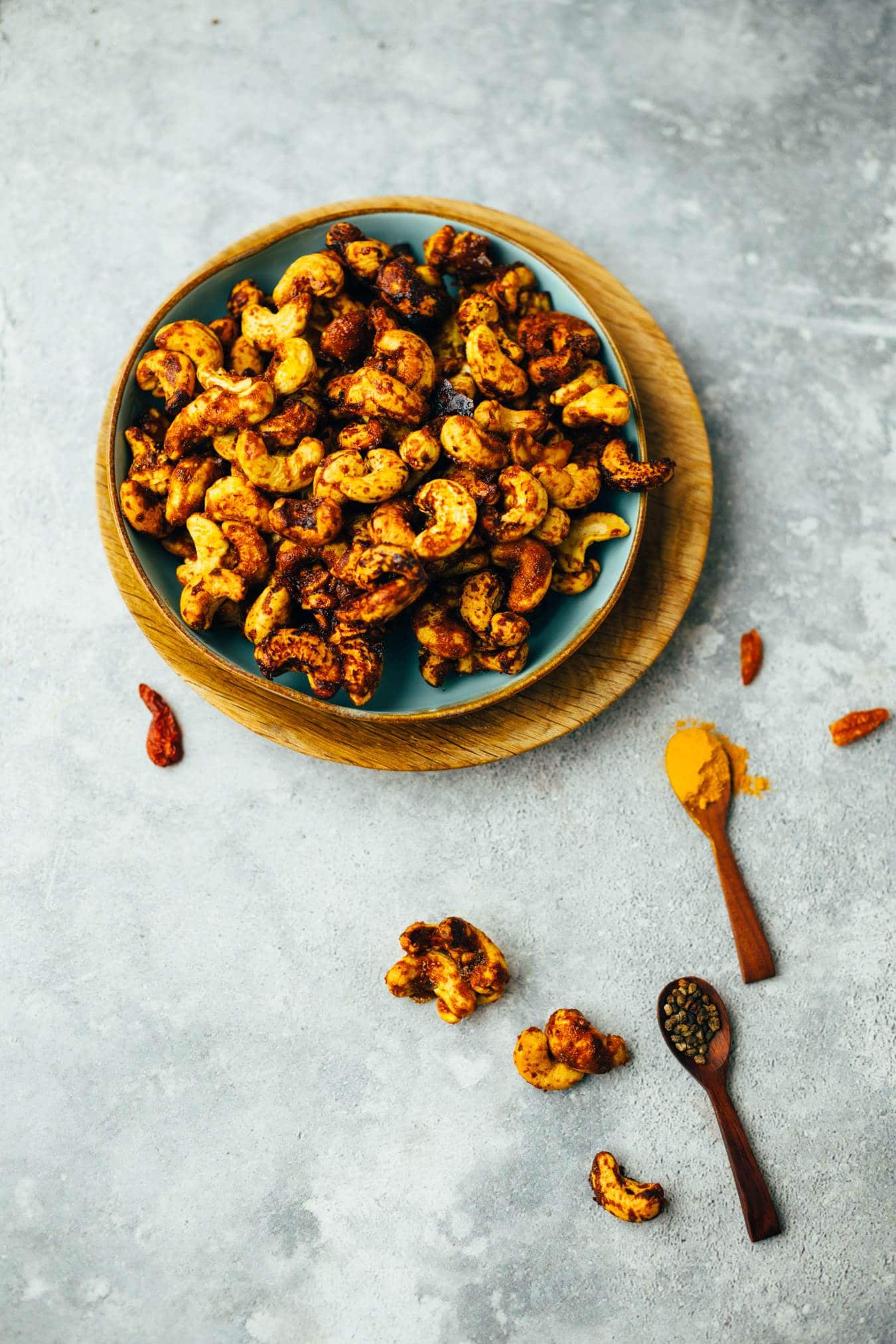 Roasted Cashew Nuts Asian Style (vegan, gf)