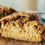 Kaffeekuchen mit Zimtzucker (glutenfrei, vegan)