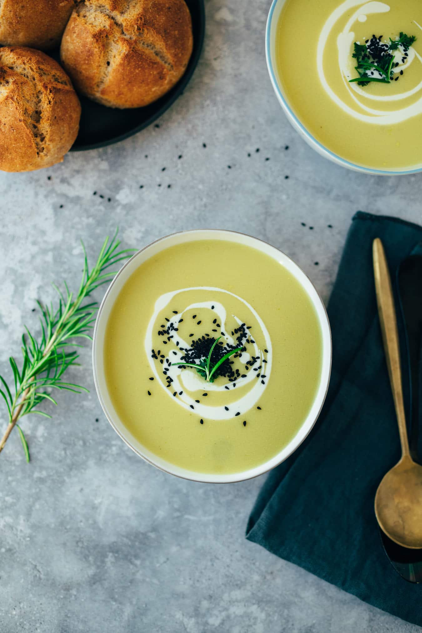 Potato leek soup vegan recipe