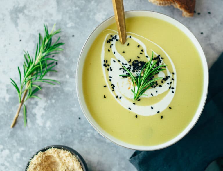 Kartoffel Lauch Suppe veganes Rezept