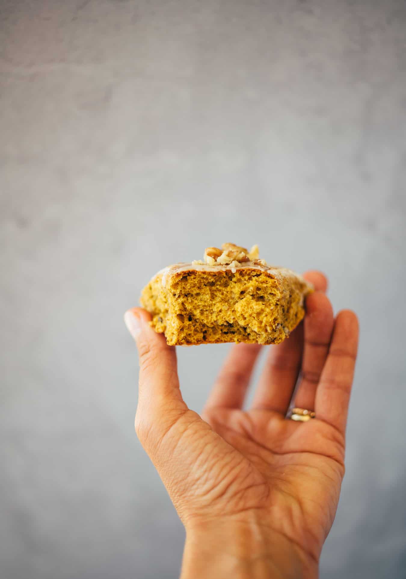 Pumpkin scones with frosting (35 minutes) vegan recipe