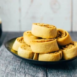 Zimtschnecken Kaffee Kekse (25 Minuten) Rezept