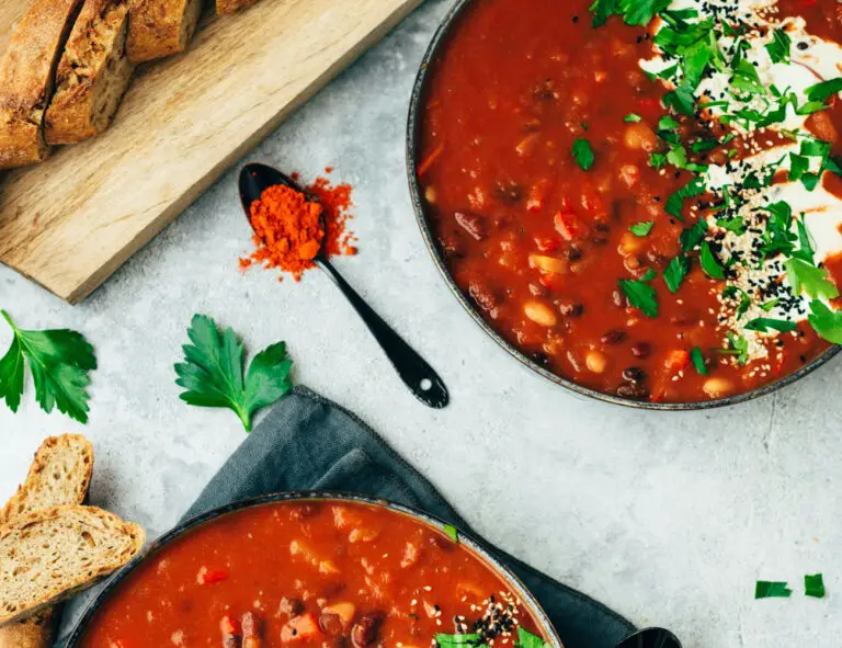 veganes 3 Bohnen Chili (30 Minuten) Rezept