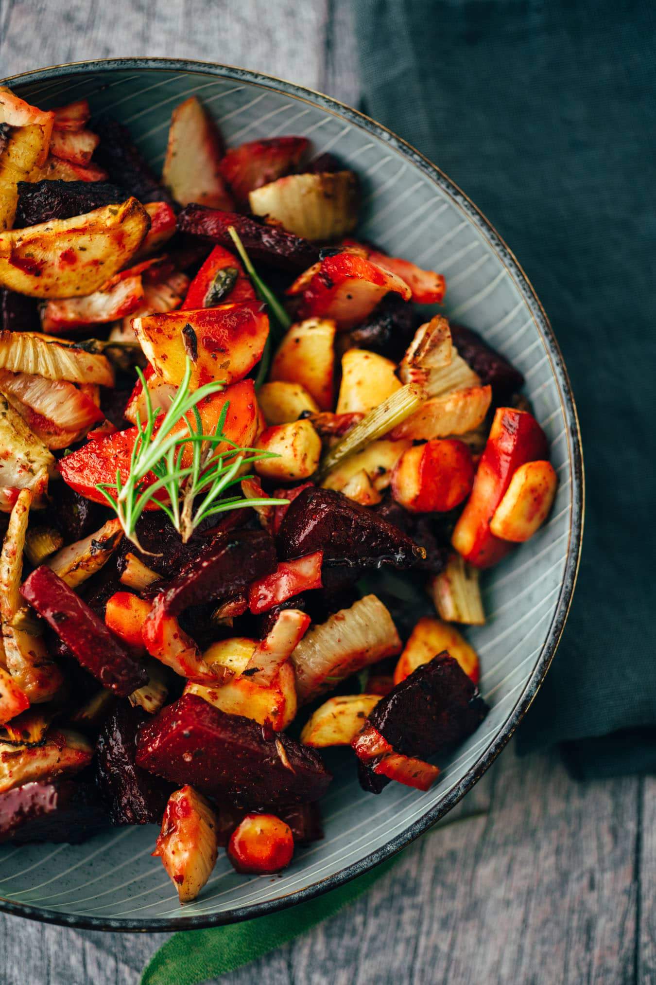 Oven vegetables with tamari - HOW TO MAKE