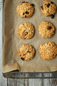 Orangen-Hafer Cookies (25 Minuten)