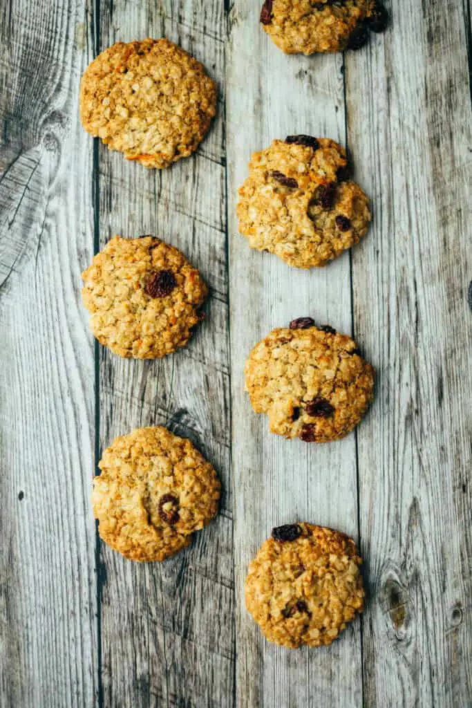 Orangen-Hafer Cookies (25 Minuten)