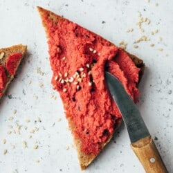 rote Beete Hummus selber machen - HOW to make