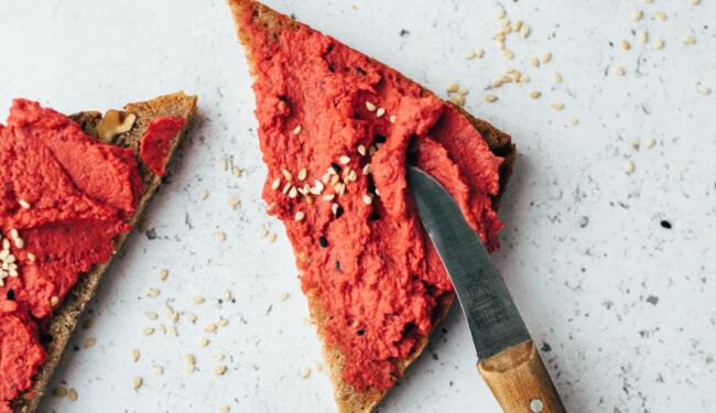 rote Beete Hummus selber machen - HOW to make