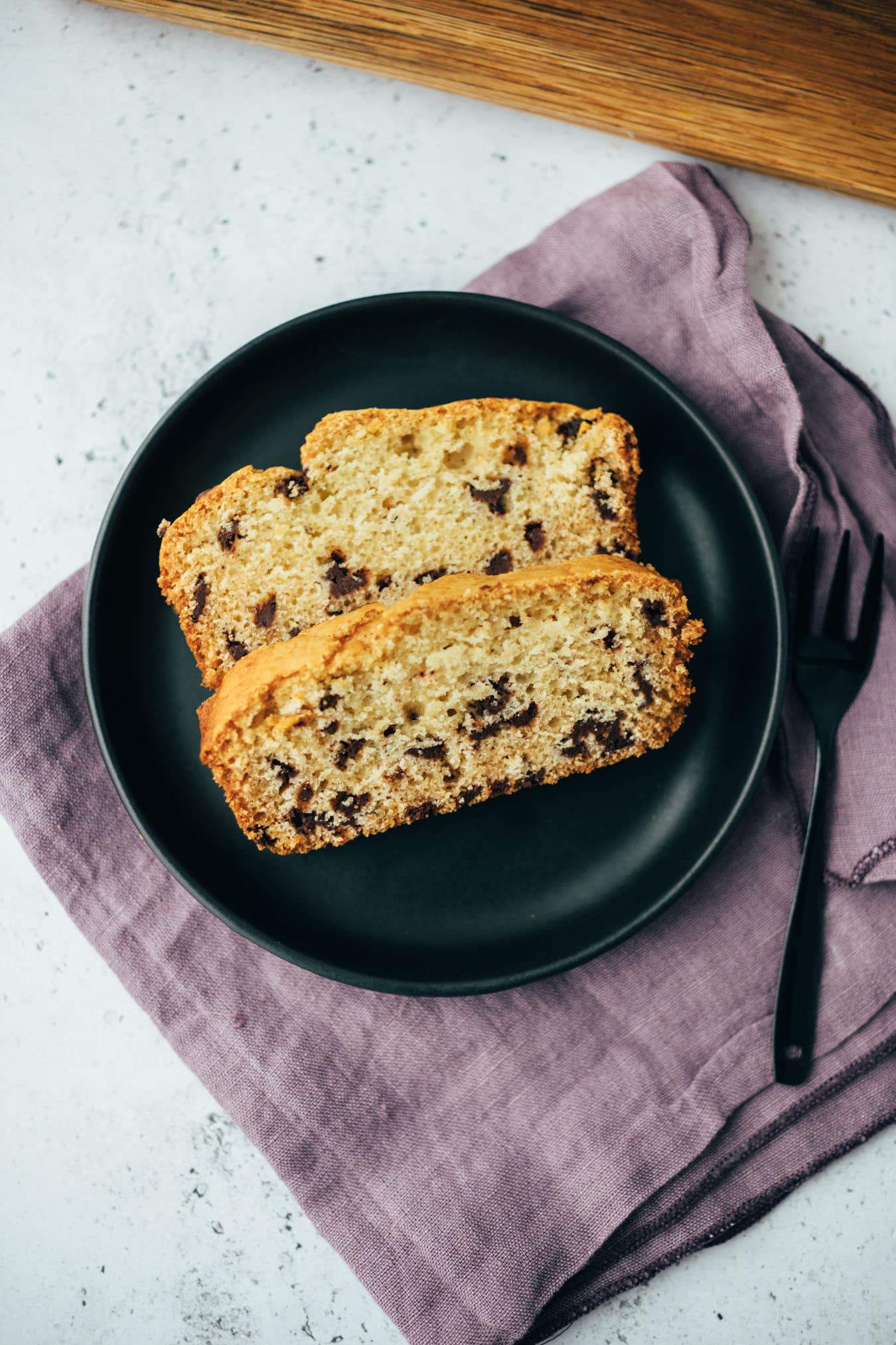 Einfacher Rührkuchen mit Chocolate Chips — VEGANE VIBES