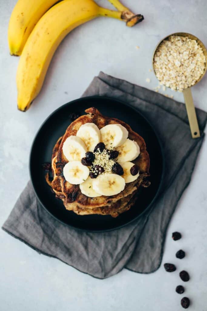 Schnelle gesunde Pancakes (glutenfrei) 