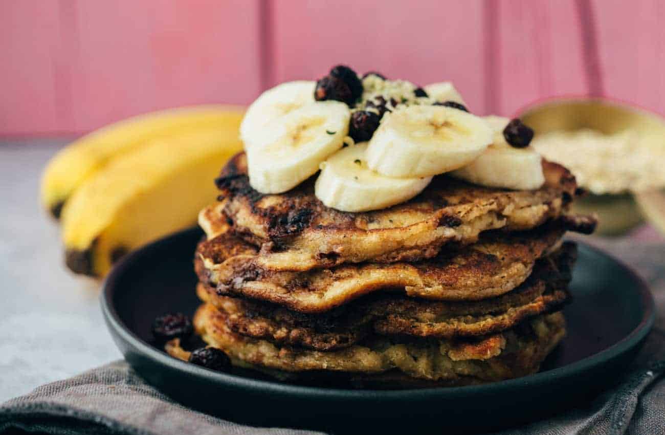 Schnelle gesunde Pancakes (glutenfrei)