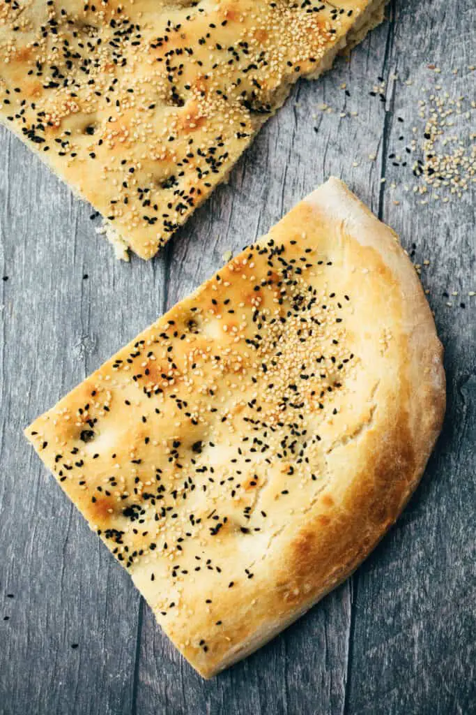 make vegan flatbread yourself (recipe - How to)
