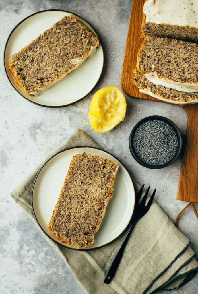 Veganer Mohn-Zitronenkuchen