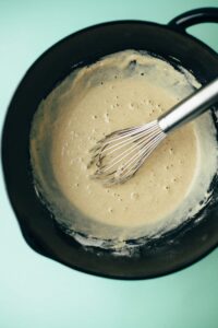 Buchweizen Pfannkuchen mit Cashewcreme (gf)