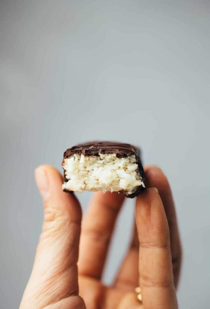 Simple vegan bounty bar