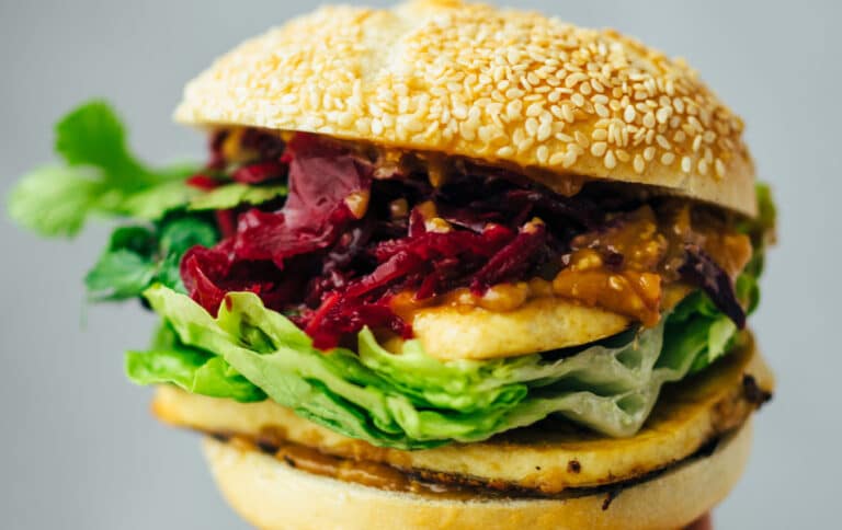Erdnussbutter Tofu-Burger (30 Minuten)