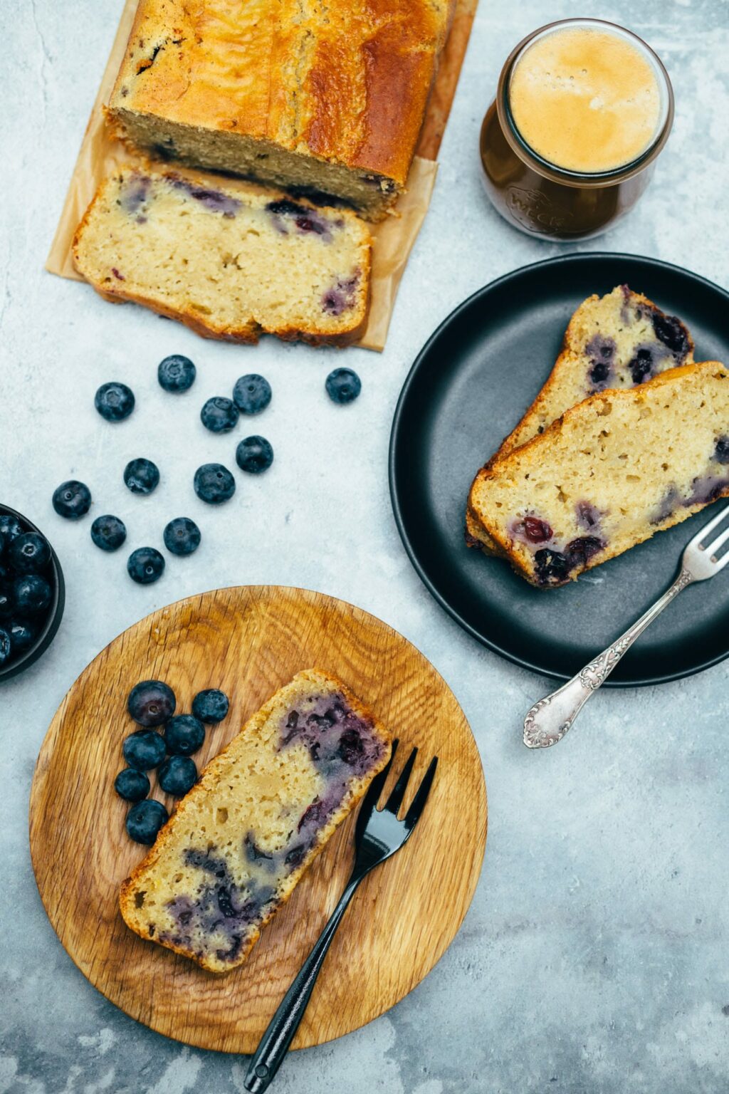 Einfacher veganer Blaubeerkuchen — VEGANE VIBES