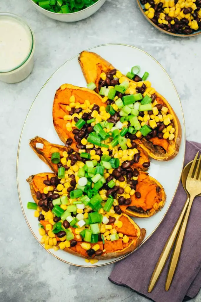 Stuffed Sweet Potato Mexican Style