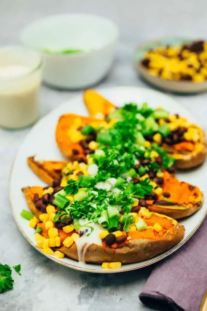 Stuffed Sweet Potato Mexican Style