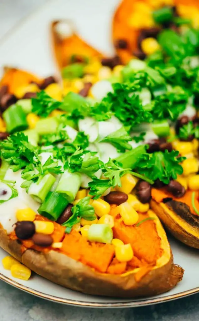 Stuffed Sweet Potato Mexican Style