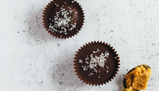 Vegane Erdnussbutter Cups