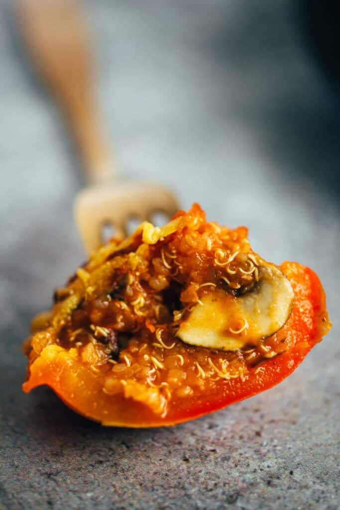 Stuffed peppers with quinoa