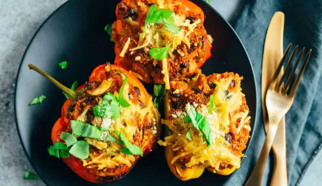 Gefüllte Paprika mit Quinoa