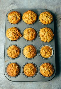 Die Muffins nach 30 Minuten backen