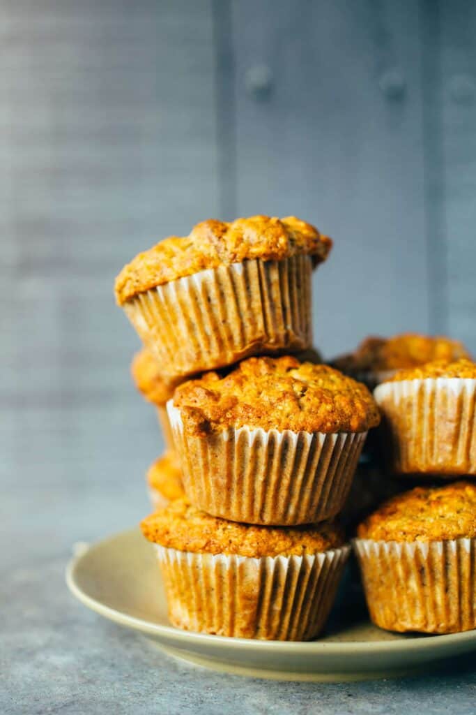 Simple banana nut muffins