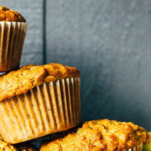 Einfache Bananen Nuss Muffins