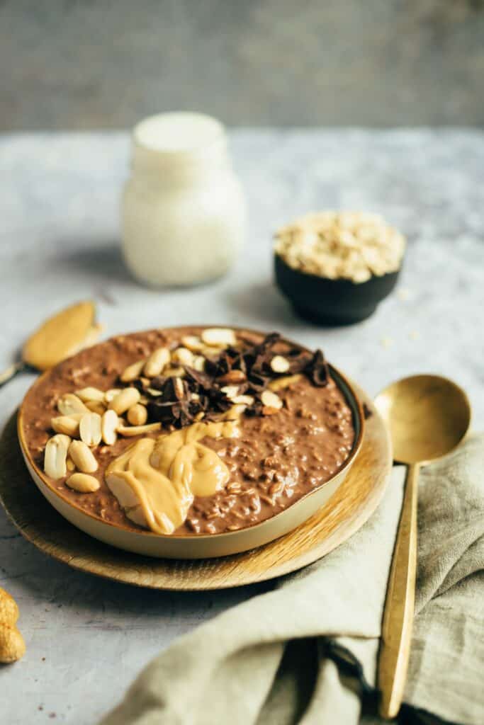 Peanut Butter Chocolate Overnight Oats  