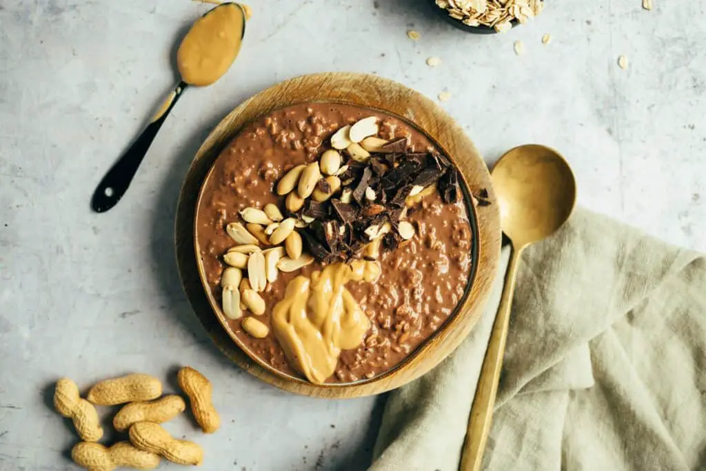 Peanut Butter Chocolate Overnight Oats