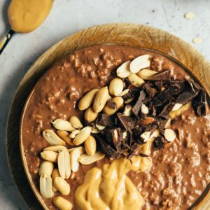 Peanut Butter Chocolate Overnight Oats