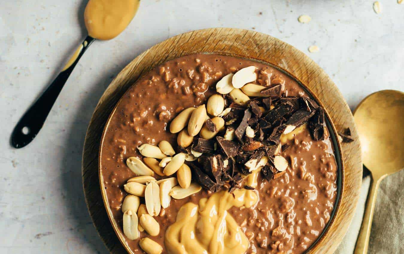 Peanut Butter Chocolate Overnight Oats