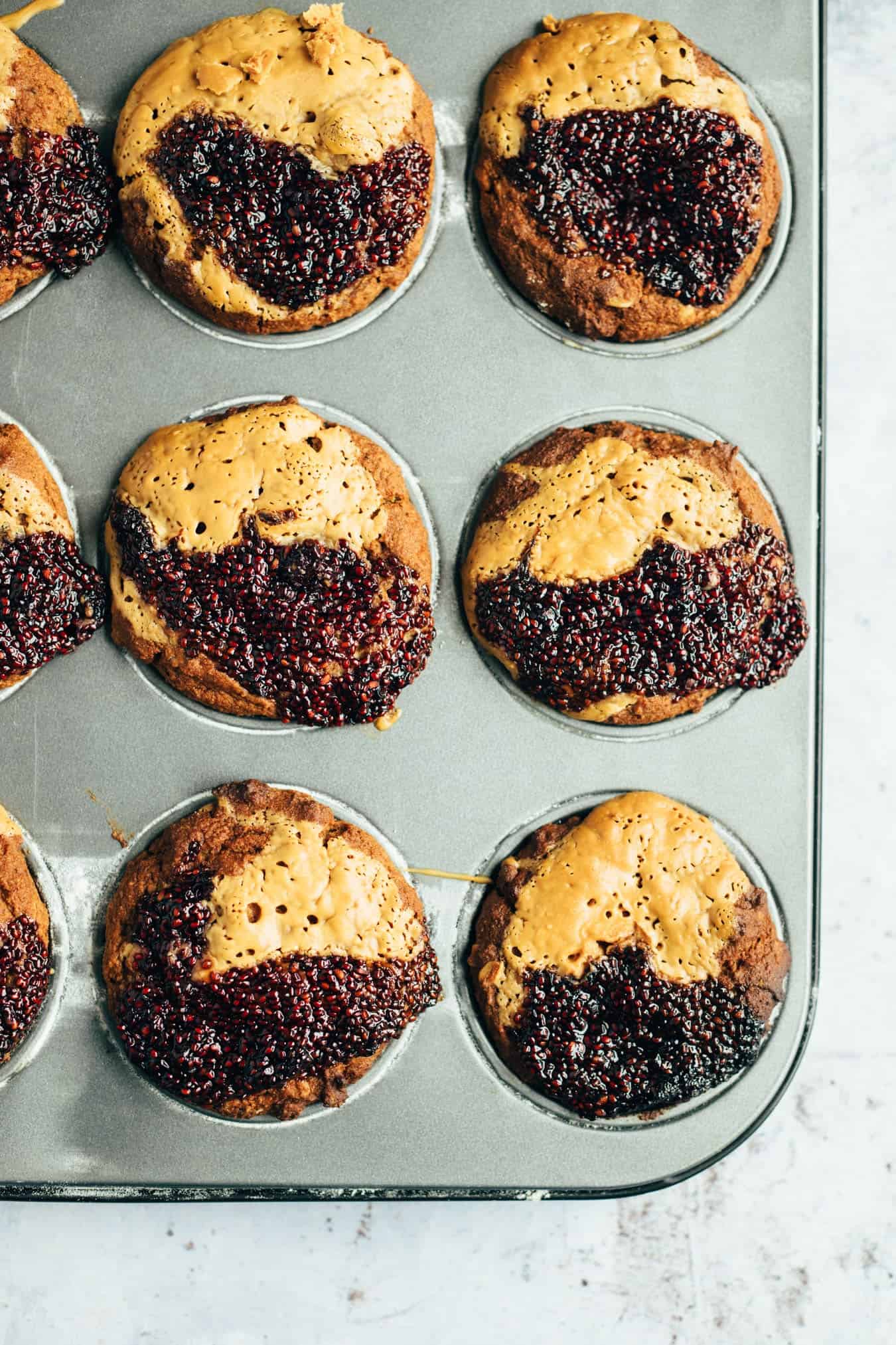 Vegane Peanut Butter & Jelly Muffins — VEGANE VIBES