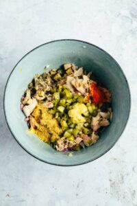 Cremiger Fleischsalat mit Jackfruit