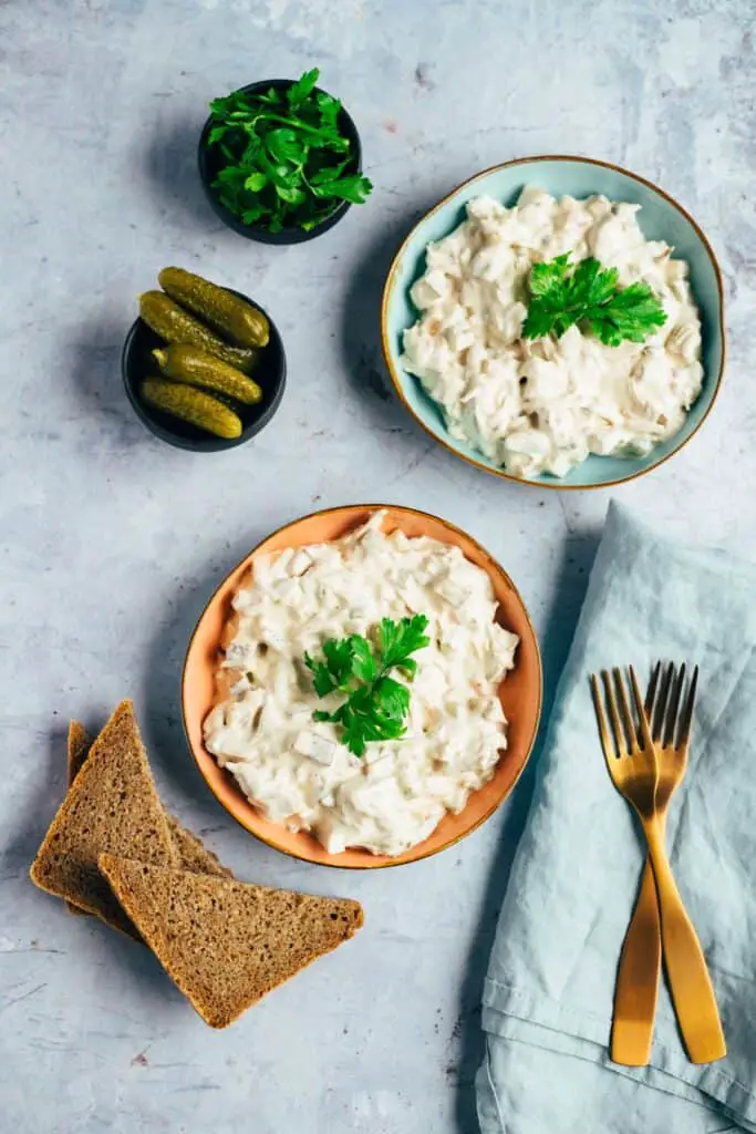 Cremiger Fleischsalat mit Jackfruit