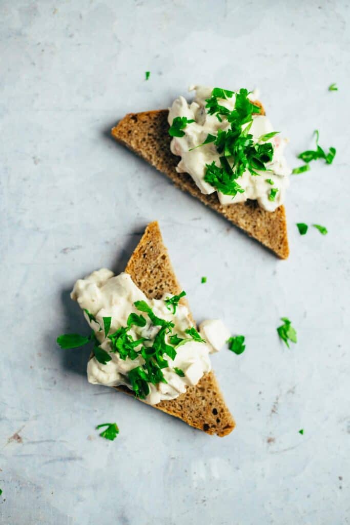 Cremiger Fleischsalat mit Jackfruit